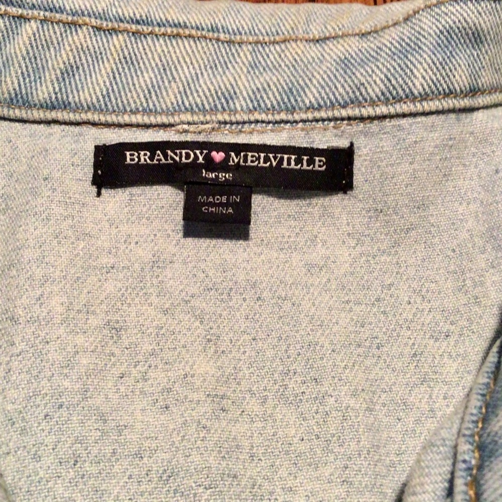 Alien Face Patch Distressed Denim Jacket - image 6